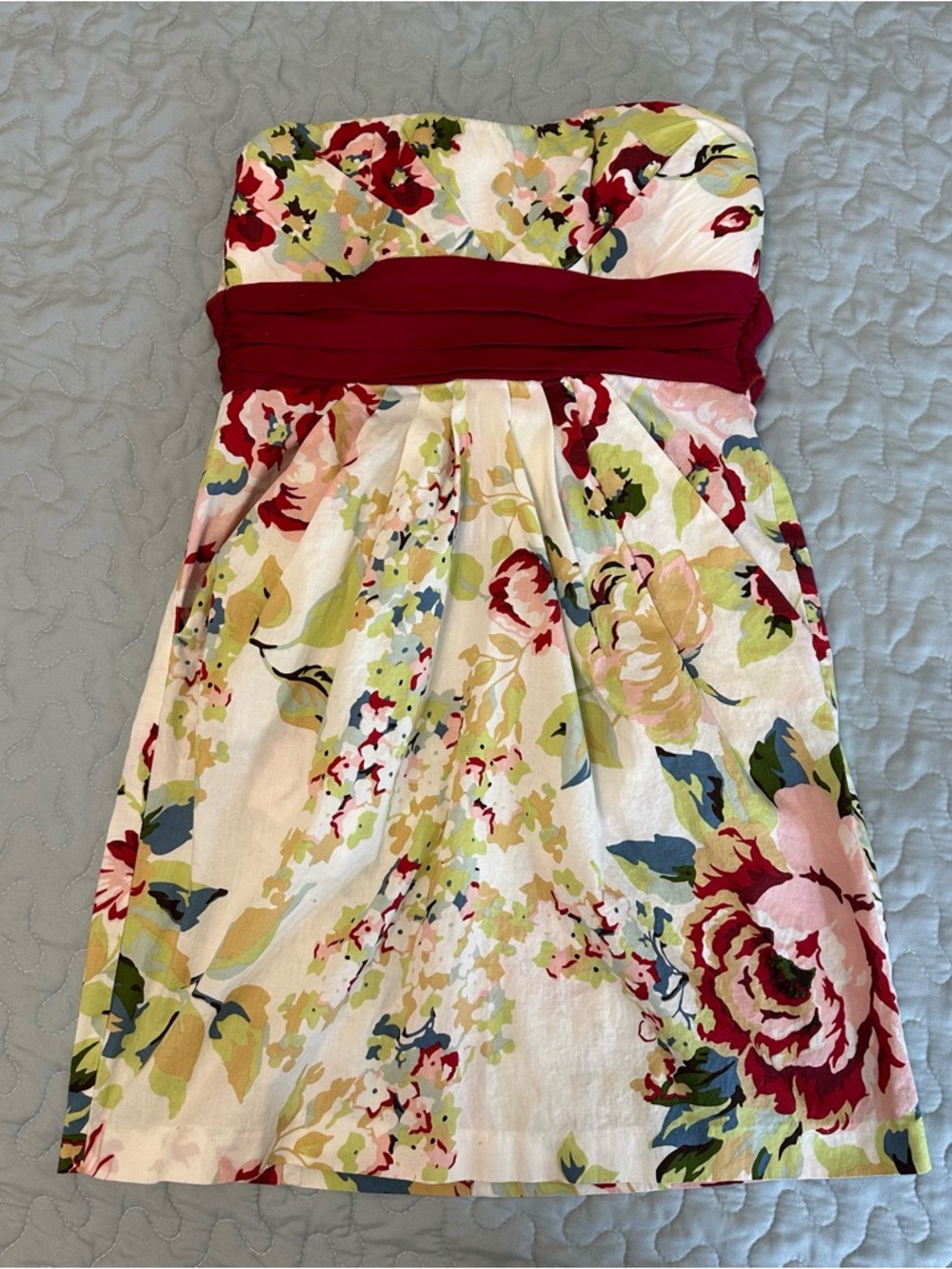 Delia’s x Dolls Kill Y2K Floral Print Women’s Strapless Mini Dress